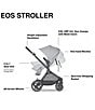 Cybex EOS Stroller & Aton G Infant Car Seat Travel System, Color:Lava Grey/Black Frame - Image 3