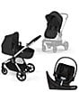 Color:Moon Black - Image 1 - EOS Stroller & Aton G Swivel Infant Car Seat With Sensor Safe Travel System