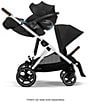 Cybex Gazelle S Stroller, Color:Moon Black(Silver Frame) - Image 14