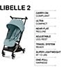 Cybex Libelle 2 Ultra Light Weight Travel Stroller, Color:Stormy Blue - Image 3