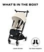 Cybex Libelle 2 Ultra Light Weight Travel Stroller, Color:Canvas White - Image 2