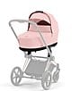Cybex Lux Carry Cot for Priam 4 & E-Priam 2 Strollers, Color:Peach Pink - Image 2