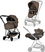 Cybex MIOS Stroller + CLOUD T Infant Car Seat + MIOS Fold Lux Carry Cot - Travel System Bundle - Image 1