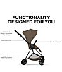 Cybex MIOS Stroller + CLOUD T Infant Car Seat + MIOS Fold Lux Carry Cot - Travel System Bundle - Image 6