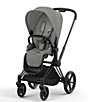 Cybex Priam 4 Stroller, Color:Matte Black/Mirage Grey - Image 1