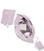 Dagne Dover Landon Large Carryall Satchel Duffle Bag, 16.5#double;, Color:Washed Lilac - Image 3