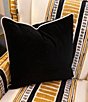 Color:Black - Image 3 - Pillow Oversized Velvet Reversible Square Pillow