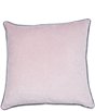 Color:Blush - Image 1 - Pillow Oversized Velvet Reversible Square Pillow