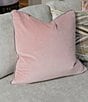 Color:Blush - Image 2 - Pillow Oversized Velvet Reversible Square Pillow