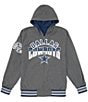 Color:Navy/Gray - Image 2 - Motion Offense Reversible Hoodie