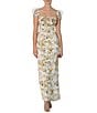 Damaris Bailey Eloise Floral Print Square Neck Mesh Cap Sleeve Maxi Dress, Color:Floral - Image 1