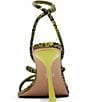 Color:Limeaid - Image 3 - Dalilah Snake Print Strappy Dress Sandals