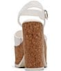 Color:White - Image 3 - Jordina Eyelet Lugged Platform Sandals