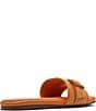 Color:Apricot - Image 2 - Kylah Buckle Strap Flat Sandals
