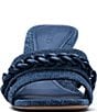 Color:Blue Jean - Image 5 - Lessia Denim Chain Sandals