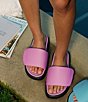 Color:Bright Lavender - Image 6 - Reklis Puffy Platform Sandals