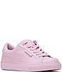 Color:Pale Pink - Image 1 - Sono Leather Low Top Sneakers
