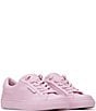 Color:Pale Pink - Image 5 - Sono Leather Low Top Sneakers