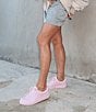 Color:Pale Pink - Image 6 - Sono Leather Low Top Sneakers