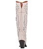 Color:White - Image 3 - Loverly Leather Over-the-Knee Western Boots