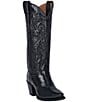 Color:Black - Image 1 - Maria Leather Western Boots