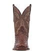 Color:Chocolate - Image 5 - Men's Alamosa 11#double; Full Quill Ostrich Western Boots
