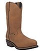 Color:Mid Brown - Image 1 - Men's Albuquerque 12#double; Waterproof Western Work Boots