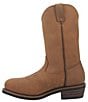 Color:Mid Brown - Image 4 - Men's Albuquerque 12#double; Waterproof Western Work Boots