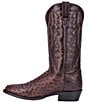 Color:Brass - Image 4 - Men's Pershing Full Quill Ostrich 13#double; Western Boots