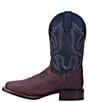 Color:Dark Brown - Image 4 - Men's Winslow 11#double; Leather Western Boots
