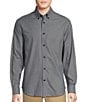Color:Ink Blue - Image 1 - Daniel Cremieux Signature Label A Touch Of Cashmere Check Long Sleeve Woven Shirt