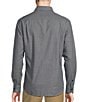 Color:Ink Blue - Image 2 - Daniel Cremieux Signature Label A Touch Of Cashmere Check Long Sleeve Woven Shirt