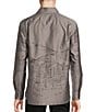 Color:Grey Heather - Image 2 - Daniel Cremieux Signature Label Apres Ski Collection Ski Scape Sateen Long Sleeve Woven Shirt