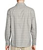 Color:Grey Heather - Image 2 - Daniel Cremieux Signature Label Apres Ski Collection Windowpane Brushed Twill Albini Long Sleeve Shirt