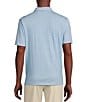 Color:Blue - Image 2 - Daniel Cremieux Signature Label Burst Print Jersey Short Sleeve Polo Shirt