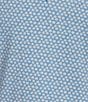 Color:Blue - Image 4 - Daniel Cremieux Signature Label Burst Print Jersey Short Sleeve Polo Shirt