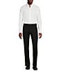 Color:Lucent White - Image 3 - Daniel Cremieux Signature Label Canclini Cotton Dobby Long Sleeve Woven Shirt