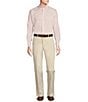 Color:Pink - Image 3 - Daniel Cremieux Signature Label Canclini Cotton Dobby Striped Long Sleeve Woven Shirt