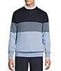 Cremieux Daniel Cremieux Signature Label Color Block Sweater, Color:NAVY HEATHER - Image 1