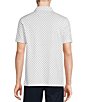 Color:Lucent White - Image 2 - Daniel Cremieux Signature Label Cotton Interlock Printed Short Sleeve Polo Shirt