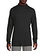 Cremieux Daniel Cremieux Signature Label Cotton Mockneck Long Sleeve T-Shirt, Color:BLACK - Image 1