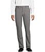 Cremieux Daniel Cremieux Signature Label Flat Front Solid Travel Pants, Color:Grey - Image 1