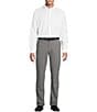 Cremieux Daniel Cremieux Signature Label Flat Front Solid Travel Pants, Color:Grey - Image 3