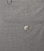 Cremieux Daniel Cremieux Signature Label Flat Front Solid Travel Pants, Color:Grey - Image 4
