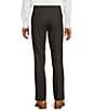 Cremieux Daniel Cremieux Signature Label Flat Front Stretch Houndstooth Dress Pants, Color:Brown - Image 2
