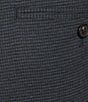 Cremieux Daniel Cremieux Signature Label Flat Front Stretch Houndstooth Dress Pants, Color:Navy - Image 4