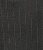 Cremieux Daniel Cremieux Signature Label Flat Front Stretch Stripe Dress Pants, Color:Grey - Image 4