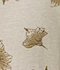 Cremieux Daniel Cremieux Signature Label Floral Printed Jersey Jacquard Short Sleeve Coatfront Shirt, Color:String - Image 4
