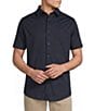 Daniel Cremieux Signature Label Geometric Printed Short Sleeve Button Front Shirt - Image 1