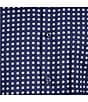 Color:Twilight Blue - Image 4 - Daniel Cremieux Signature Label Geometric Tribal Print Supima Cotton Short Sleeve Shirt